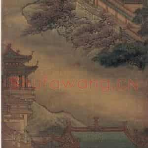 清代 袁耀《蓬莱仙境图》国画山水作品图片鉴赏