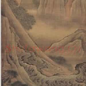 清代 袁耀《蓬莱仙境图》国画山水作品图片鉴赏