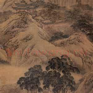 清代 袁耀《山水通景屏》国画山水作品图片鉴赏