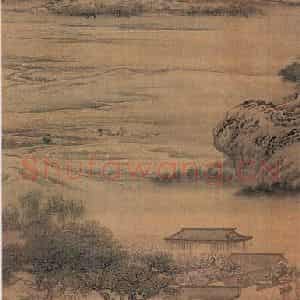 清代 袁耀《山水通景屏》国画山水作品图片鉴赏
