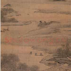 清代 袁耀《山水通景屏》国画山水作品图片鉴赏