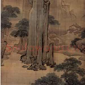 清代 袁耀《山水条屏》国画山水作品图片鉴赏