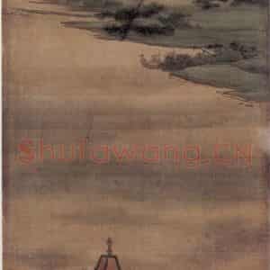 清代 袁江《阿房宫图屏》国画山水作品图片鉴赏