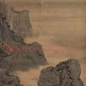 清代 袁江《阿房宫图屏》国画山水作品图片鉴赏