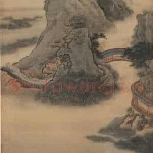 清代 袁江《阿房宫图屏》国画山水作品图片鉴赏