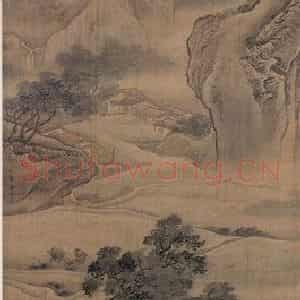 清代 袁耀《山水》国画山水作品图片鉴赏