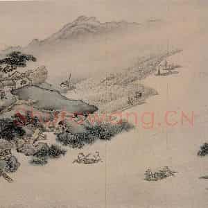 清代 袁耀《山水册》国画山水作品图片鉴赏
