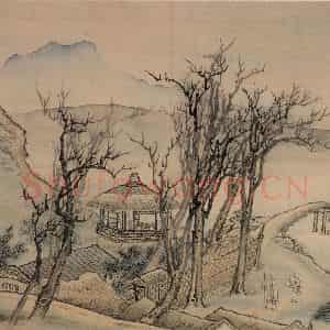 清代 袁耀《山水册》国画山水作品图片鉴赏