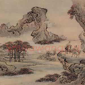 清代 袁耀《山水册》国画山水作品图片鉴赏