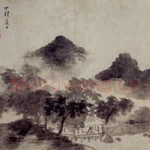 明代 李流芳《山水图册》国画山水工笔作品图片鉴赏