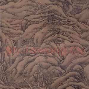 明代 宋旭《峨嵋雪霁图轴》国画山水工笔作品图片鉴赏