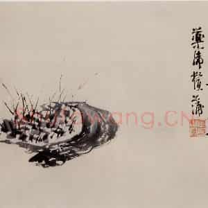 徐渭《墨花图册》国画花鸟作品图片鉴赏