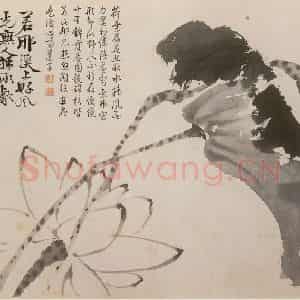 徐渭《泼墨十二段卷》国画花鸟作品图片鉴赏