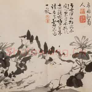 徐渭《泼墨十二段卷》国画花鸟作品图片鉴赏