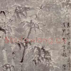 徐渭《雪竹图》国画花鸟作品图片鉴赏