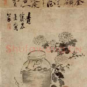 徐渭《花卉图》国画花鸟作品图片鉴赏