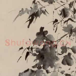 徐渭《蕉石图》国画花鸟作品图片鉴赏