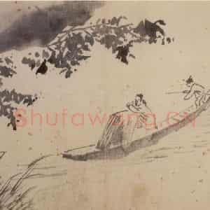徐渭《山水人物图册》国画山水人物作品图片鉴赏