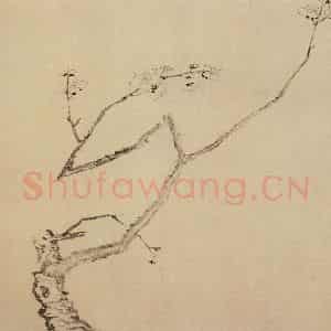 清代 高简、张照《梅花图册》国画花鸟作品图片鉴赏
