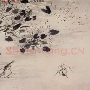 清代 高其佩《水中八事图册》国画花鸟作品图片鉴赏