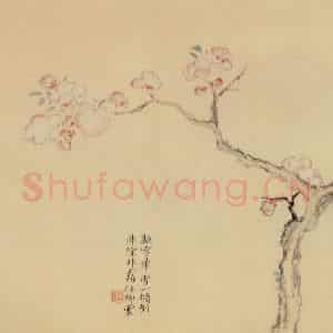 清代 陈撰《折枝花卉图册》国画花鸟作品图片鉴赏