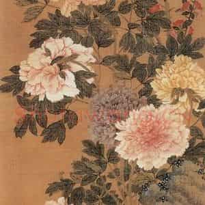 清代 张杰《花鸟图》国画花鸟作品图片鉴赏