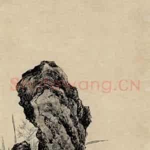 明代 杜大绶《幽兰图》国画花鸟作品图片鉴赏