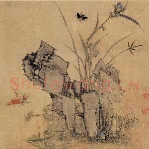 明代 王维新《花鸟图册》国画花鸟作品图片鉴赏