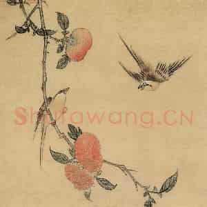 明代 王维新《花鸟图册》国画花鸟作品图片鉴赏