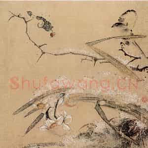 明代 王维新《花鸟图册》国画花鸟作品图片鉴赏