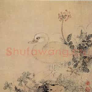 明代 王维新《花鸟图册》国画花鸟作品图片鉴赏