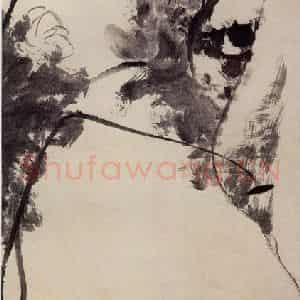 清代 朱耷《水木清华图》国画花鸟作品图片鉴赏