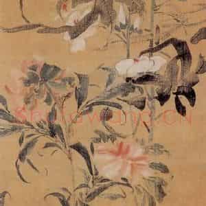 1736年 李方膺《百花呈瑞图》国画花鸟写意作品图片鉴赏