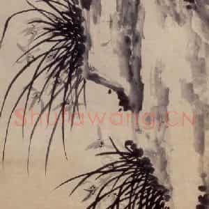1753年 李方膺《兰花》国画花鸟写意作品图片鉴赏