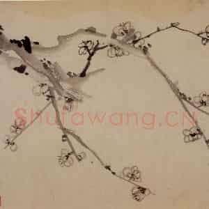 1753年 李方膺《花卉册》国画花鸟写意作品图片鉴赏