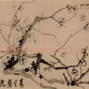1753年 李方膺《三清图册》国画花鸟写意作品图片鉴赏