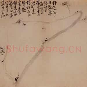 1739年 李方膺《梅花册》国画花鸟写意作品图片鉴赏