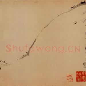 1739年 李方膺《梅花册》国画花鸟写意作品图片鉴赏