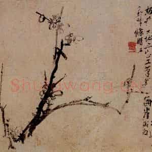 1744年 李方膺《花卉册》国画花鸟写意作品图片鉴赏
