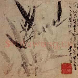 1744年 李方膺《花卉册》国画花鸟写意作品图片鉴赏