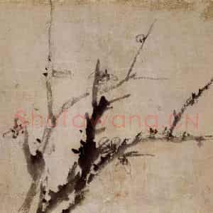 1744年 李方膺《梅花》国画花鸟写意作品图片鉴赏