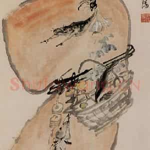 1745年 李方膺《钟馗》国画人物写意作品图片鉴赏