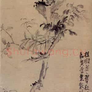 1746年 李方膺《花卉屏》国画花鸟写意作品图片鉴赏