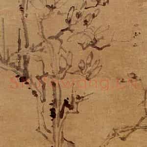 1750年 李方膺《花卉屏》国画花鸟写意作品图片鉴赏