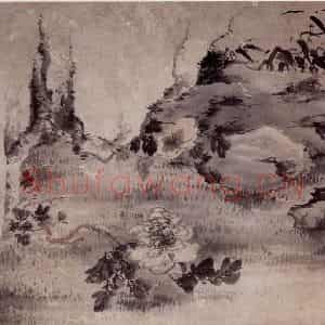 1746年 李方膺《花卉》国画花鸟写意作品图片鉴赏