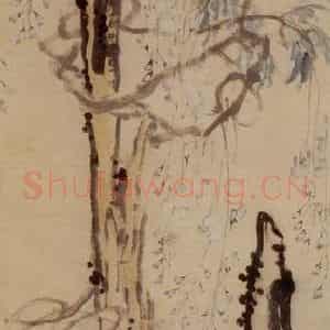 1752年 李方膺《花卉屏》国画花鸟写意作品图片鉴赏