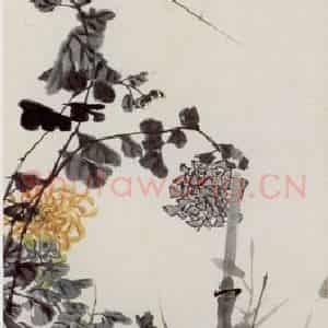 清代 赵之谦《花卉四条屏》国画花鸟作品图片鉴赏