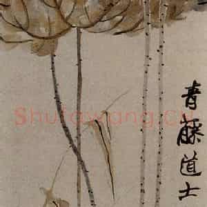 清代 赵之谦《花卉图》国画花鸟作品图片鉴赏