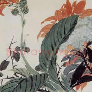 清代 赵之谦《蔬果花卉图册》国画花鸟作品图片鉴赏