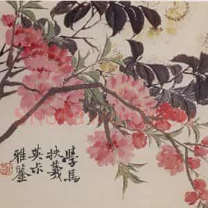 清代 赵之谦《花卉册》国画花鸟作品图片鉴赏